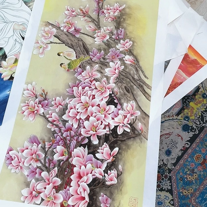 国画书画描金拓染金石传拓手写