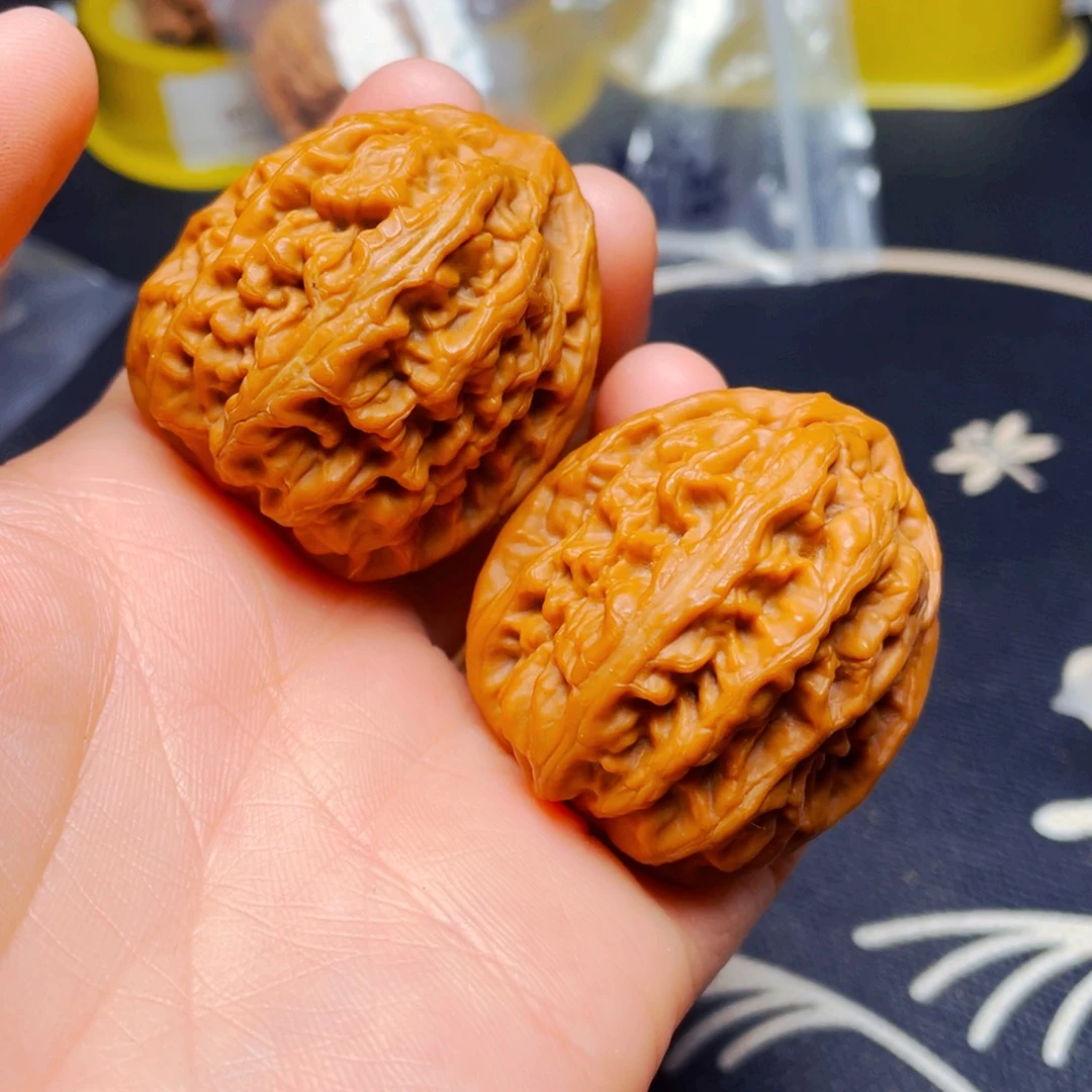 吊坠文玩核桃红锦鲤