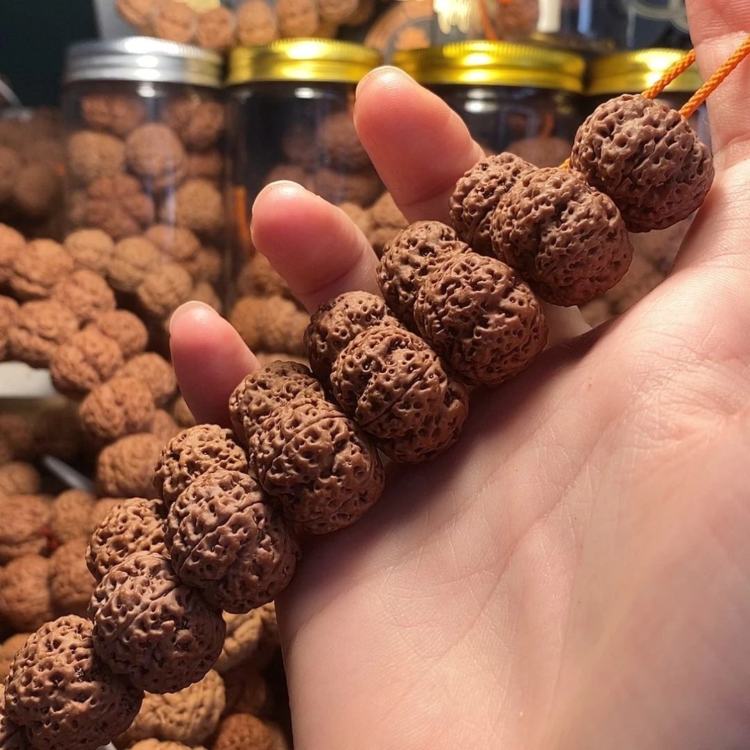 成***晟金刚菩提手串21梁蜂王梅花超头塔尖
