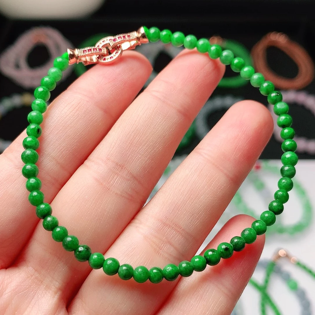 翡翠未镶嵌手链翡翠