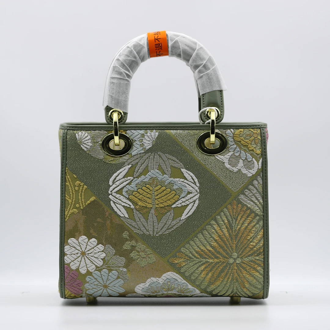 锦美人唐锦非遗手作标准戴妃浅绿