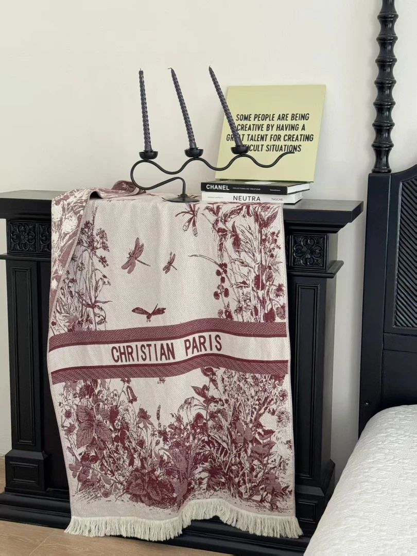 【迪奥流苏浴巾】75*150cm加大浴巾舒适吸水亲肤通用不掉毛单人浴巾