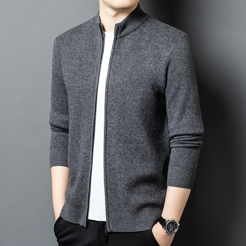 【纯羊毛特厚款】圆领轻商务高品质纯色基础款100%绵羊毛羊毛衫