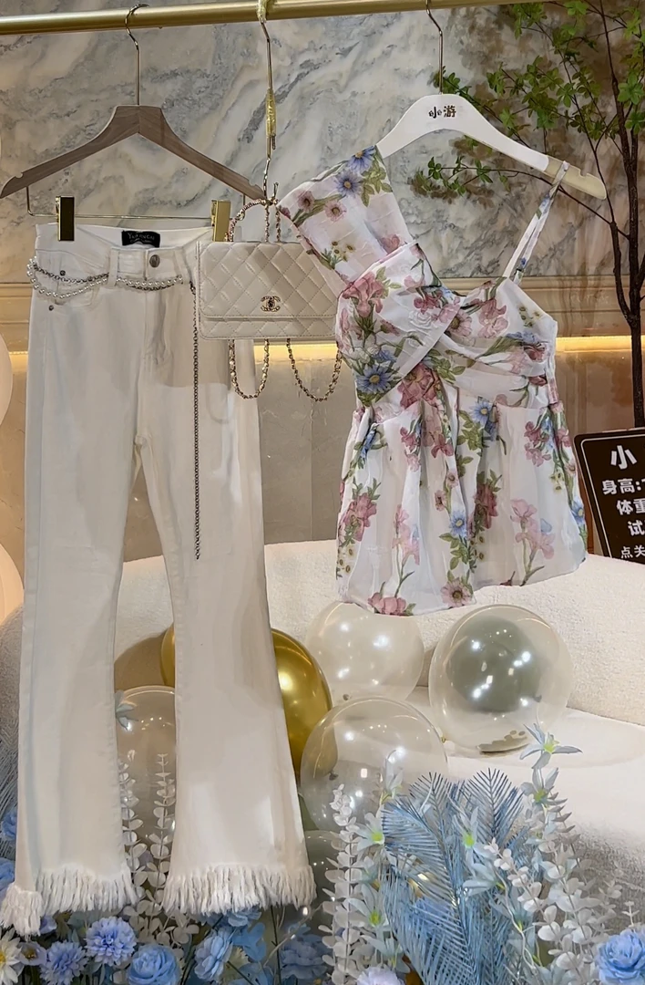 （xY严选）120 设计感扭结不规则无袖衬衫甜美风减龄气质上衣