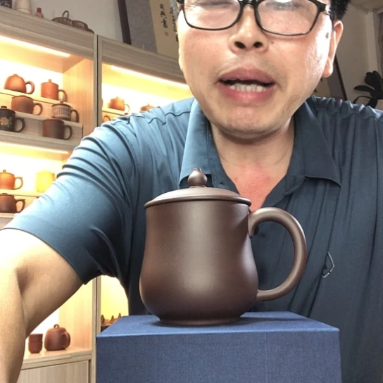 茶杯紫泥微瑕容量400