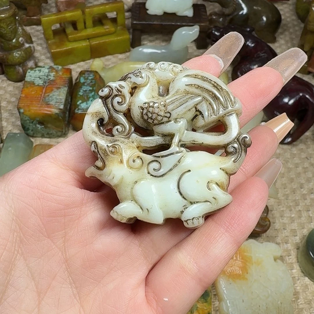 白玉菩提吊坠挂件
