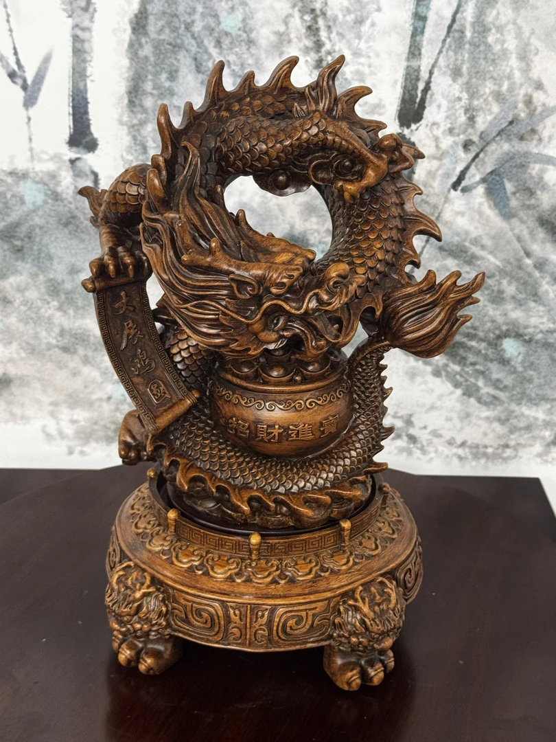 大展宏图转龙家居摆件