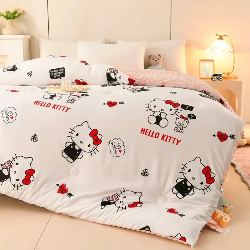 水洗棉豆豆绒被子被芯学生宿舍大豆春秋棉被冬被母婴新款四季通用