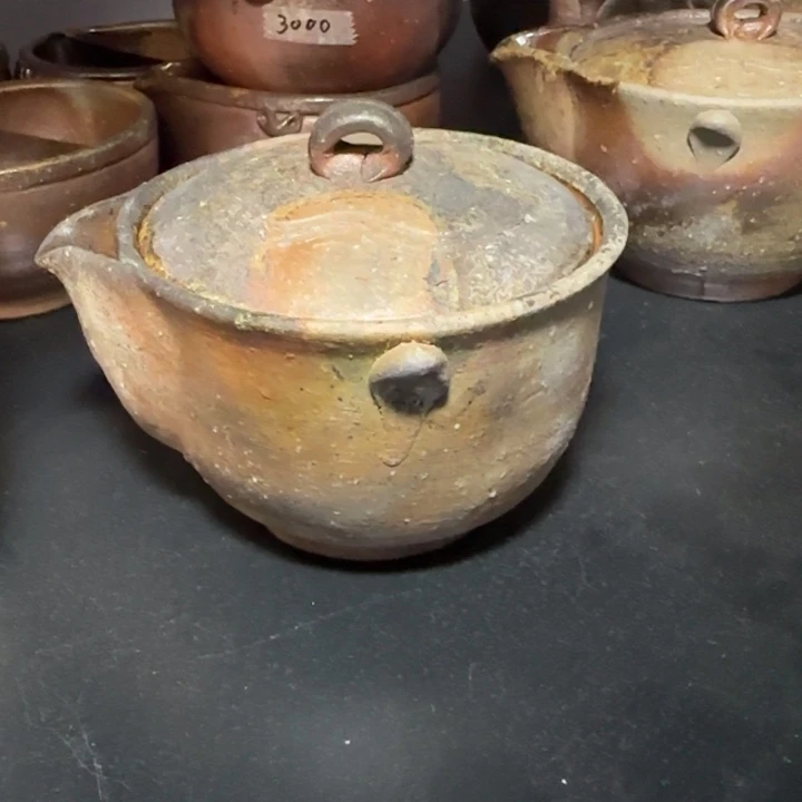 备前烧作品备前烧作品内里一点小鼓容量200