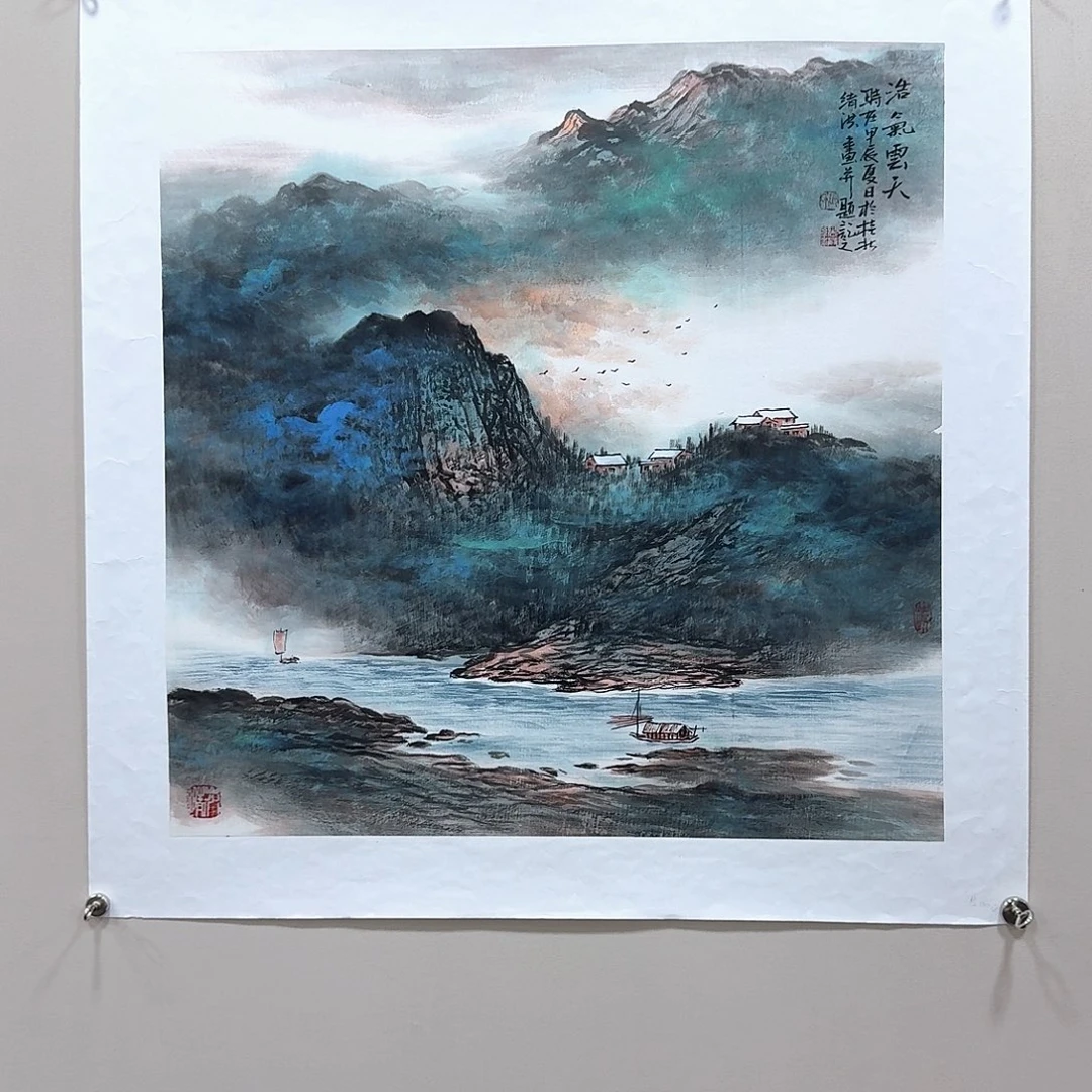 国画亏米福利张绪洪作品四平尺