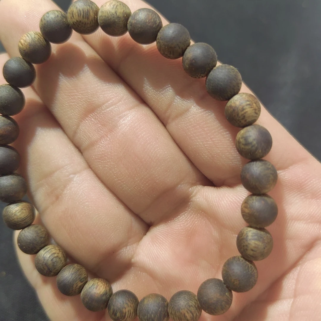 沉香沉水单圈手串7mm6克+凉韵十足