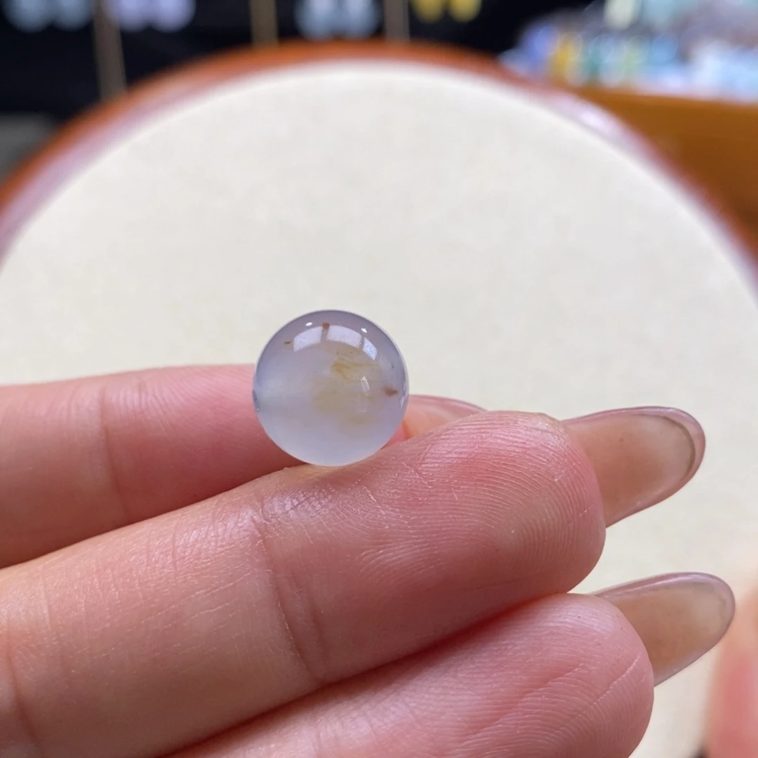 翡翠吊坠(不含链)未镶嵌琼*翡翠洒金珠