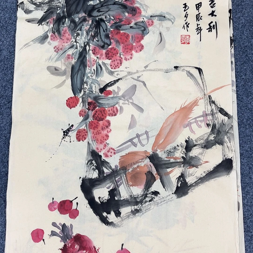 国画国画作品纯手绘作品