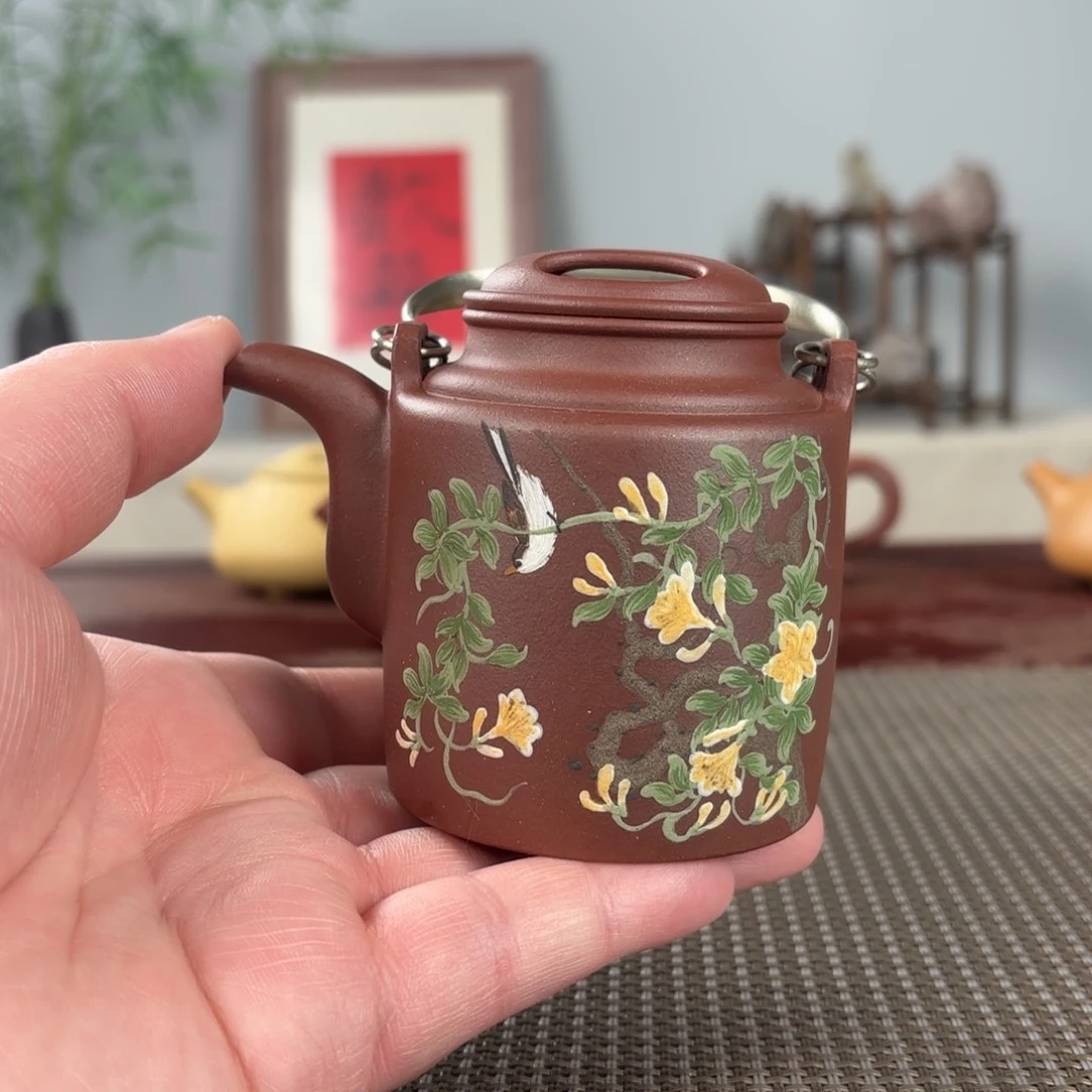 紫砂茶壶阿**卡黄龙山原矿紫砂壶