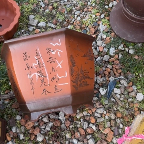 红陶紫砂花盆盆景盆栽