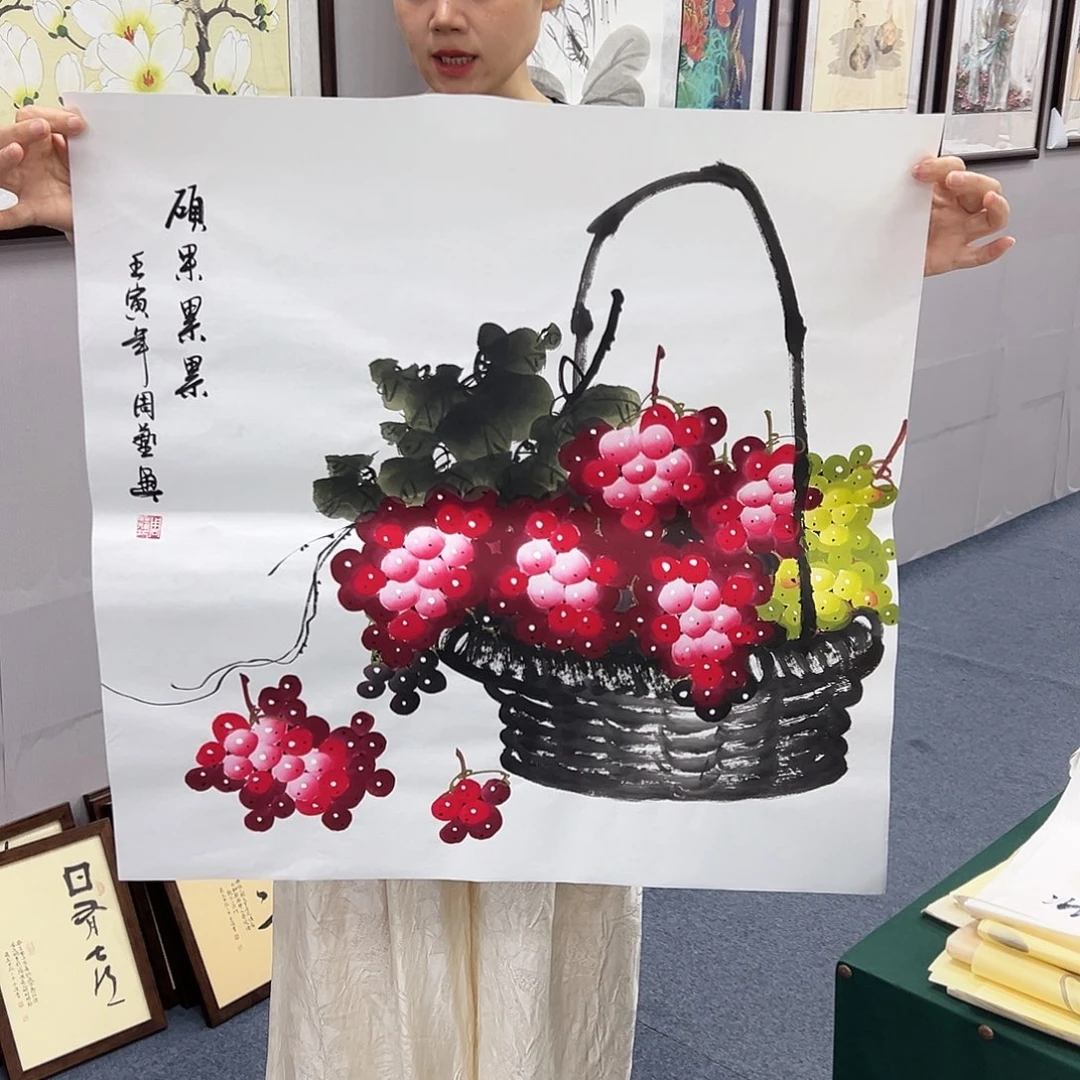 国画宣纸国画纯手绘作品