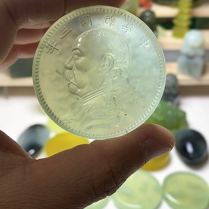 岫玉未镶嵌手把件