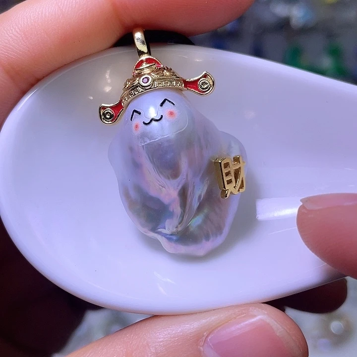 淡水珍珠颈饰合金01