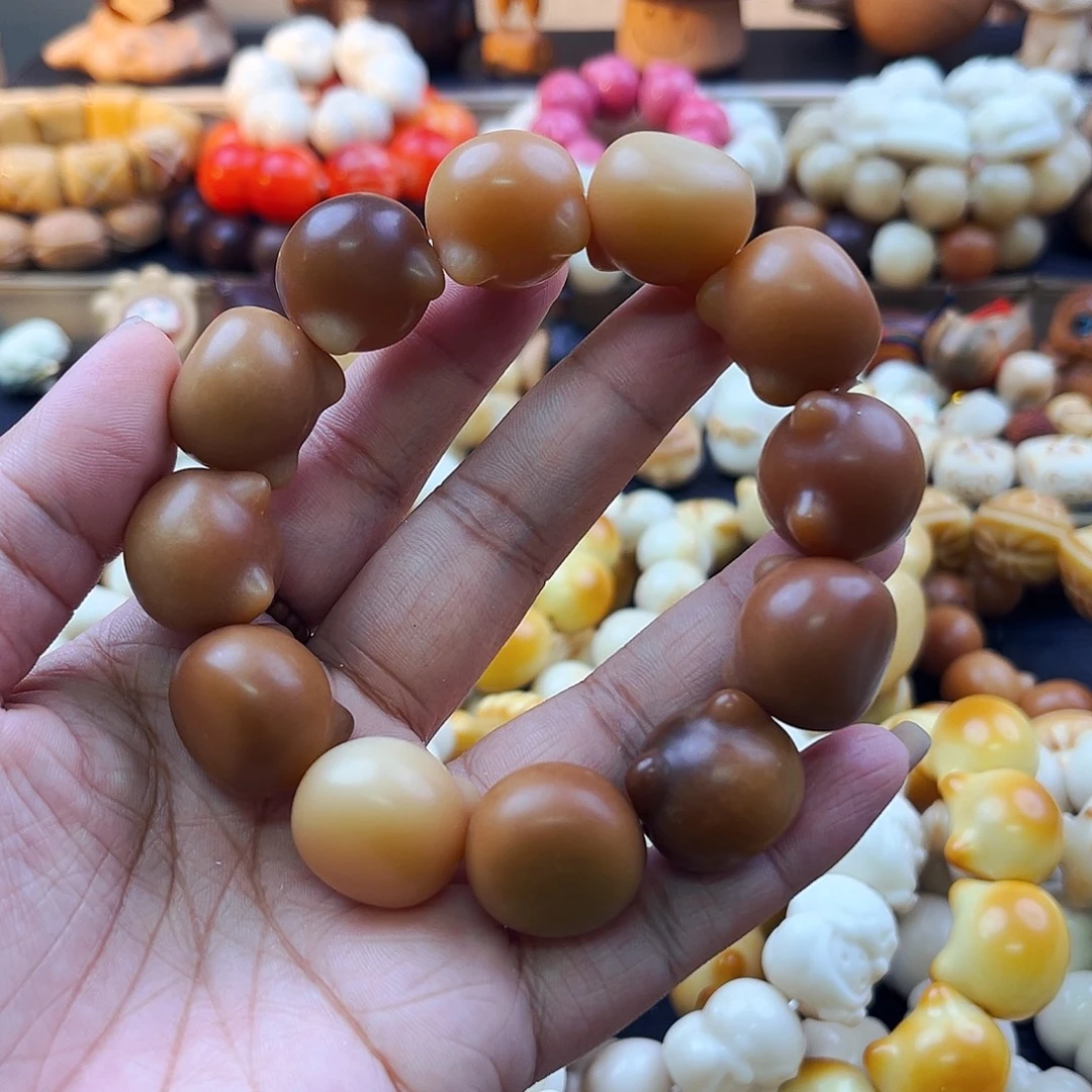手串菩提根/象牙果菩提干磨猫头