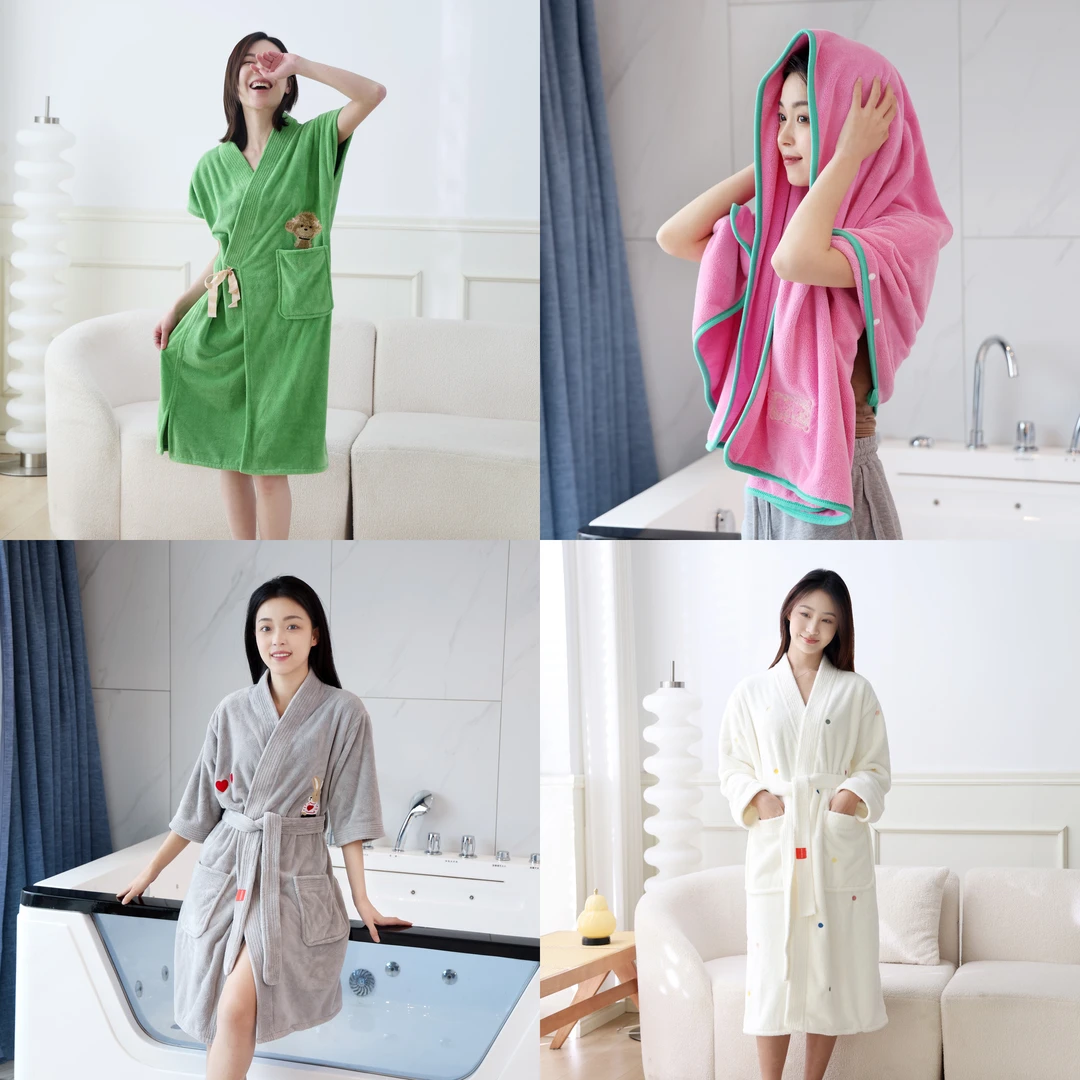 【棉美家】【500-699】毛巾浴巾浴袍成人速干家用洗澡加厚