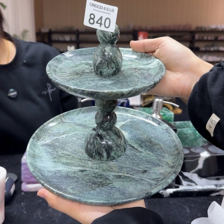 840普啦哒绿双层置物架