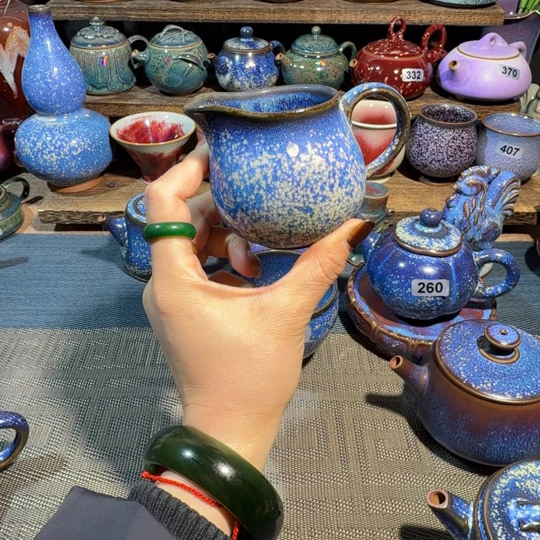 微瑕茗欣钧窑高温钧瓷