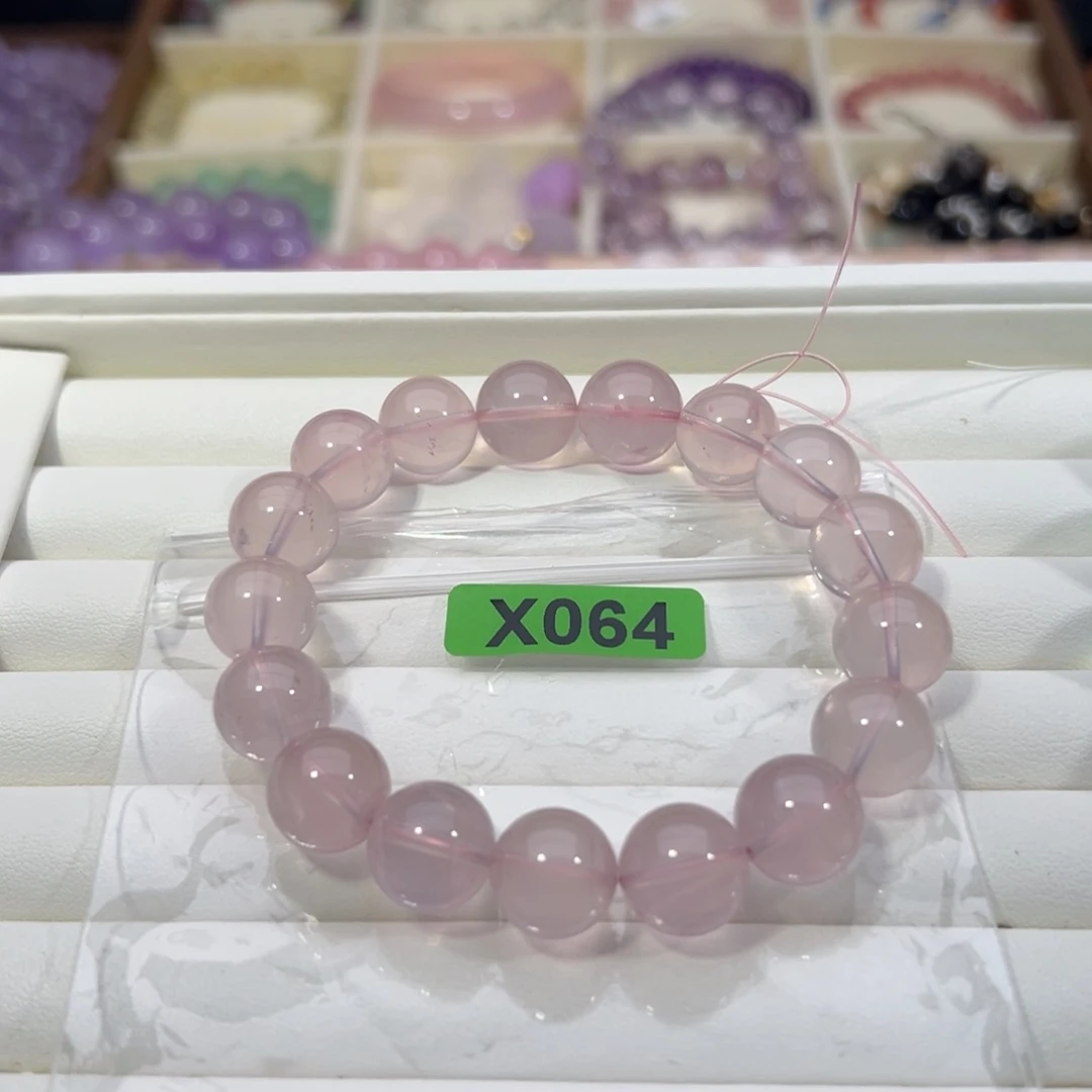 水晶手链未镶嵌莫桑比克粉水12