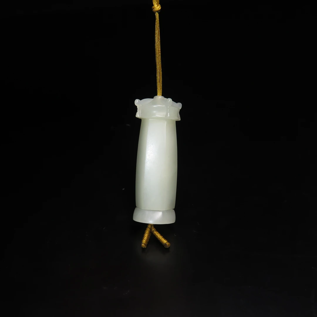 清代随身玉佛龛/MZ017571/和田玉/民族文物