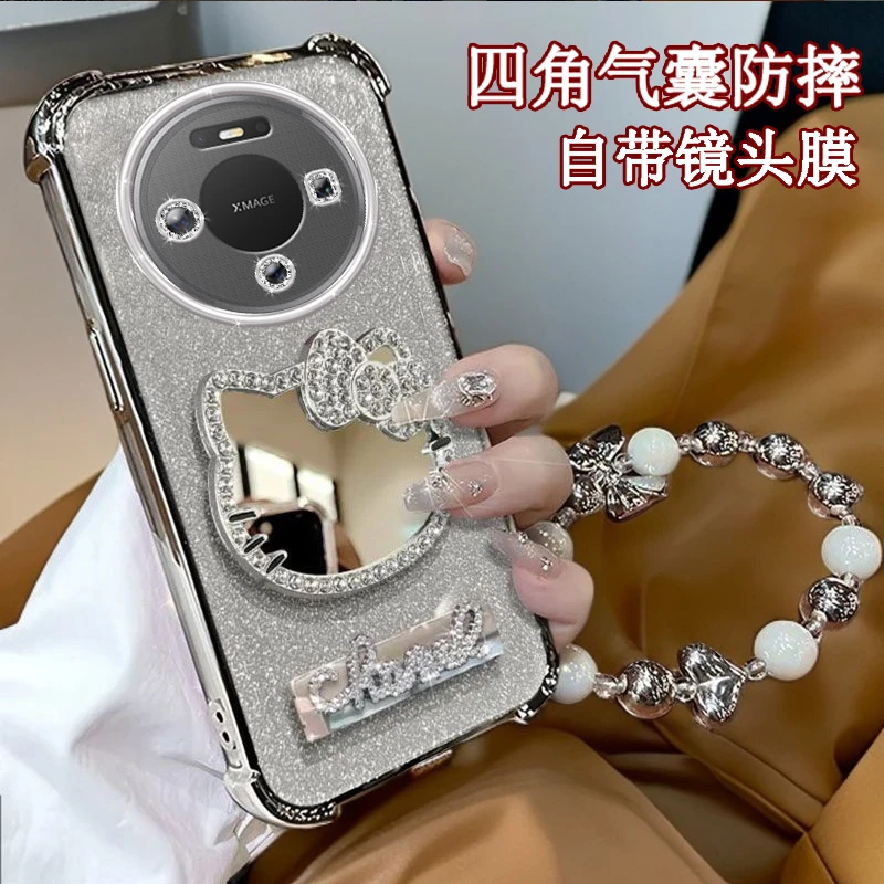 全包摄像头华为Mate80手机壳Mate80Pro猫咪镜子Mate80ProMax气囊