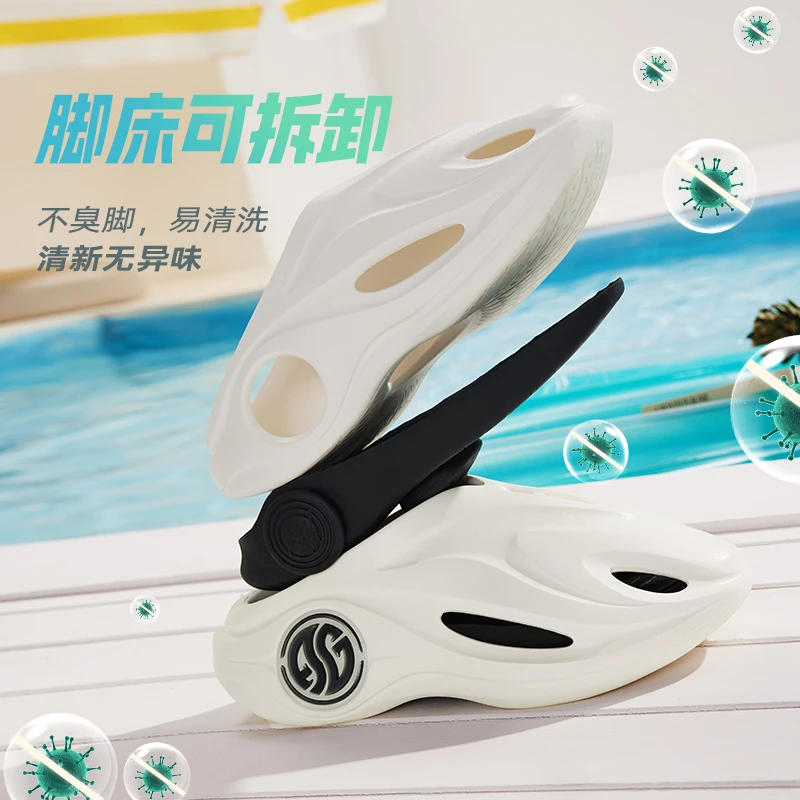 361°【游鲸2】男鞋运动鞋夏季透气防滑洞洞鞋男子时尚户外外穿凉鞋