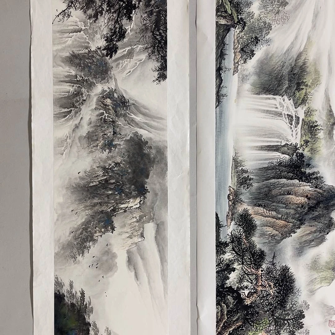 国画流*L黎俸禄140/35水墨山水