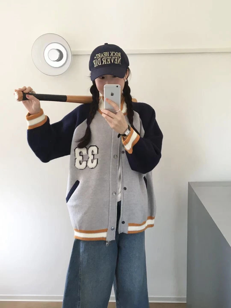 【苏苏精选】1837大气上档次高级感棒球服外套