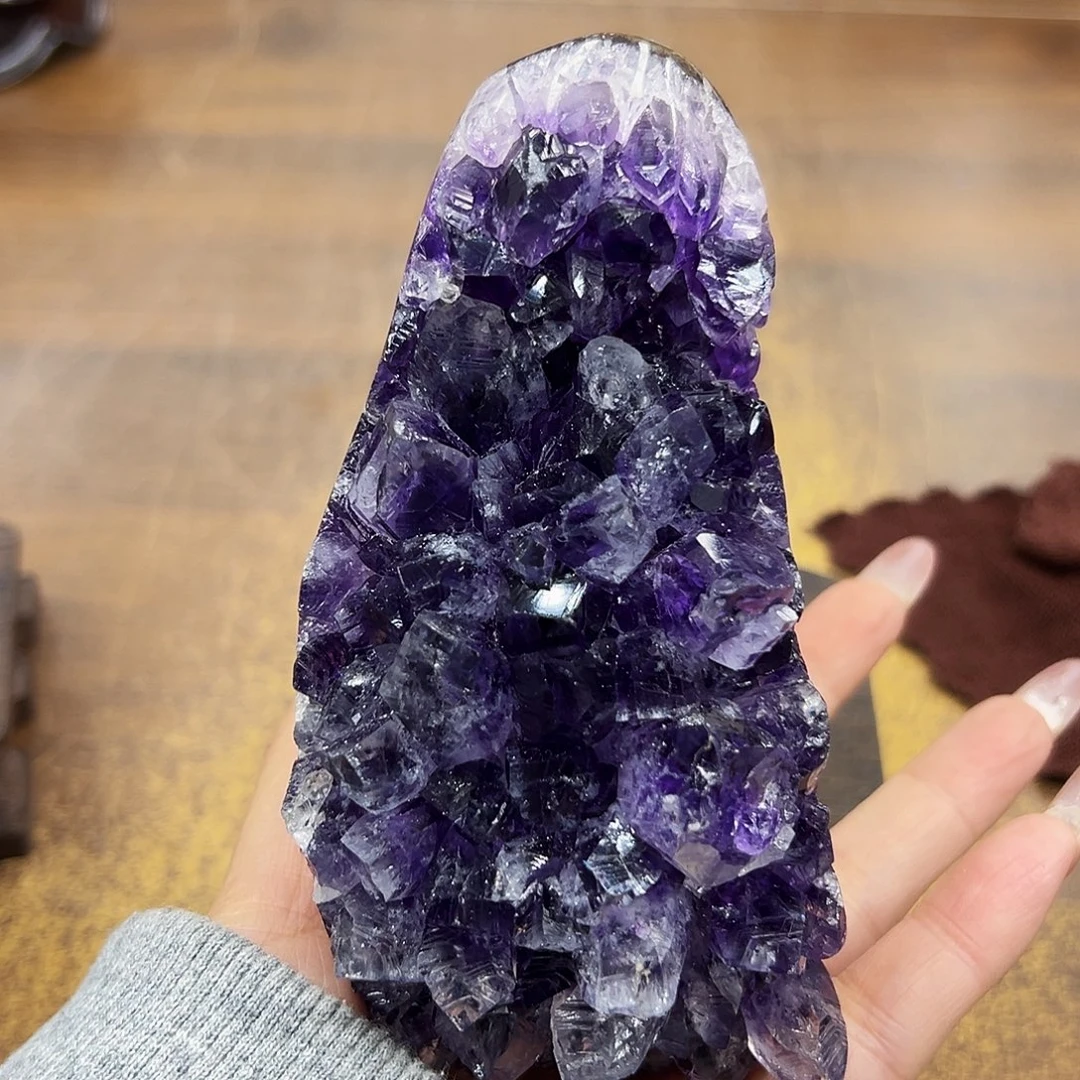 摆件紫晶未镶嵌紫晶