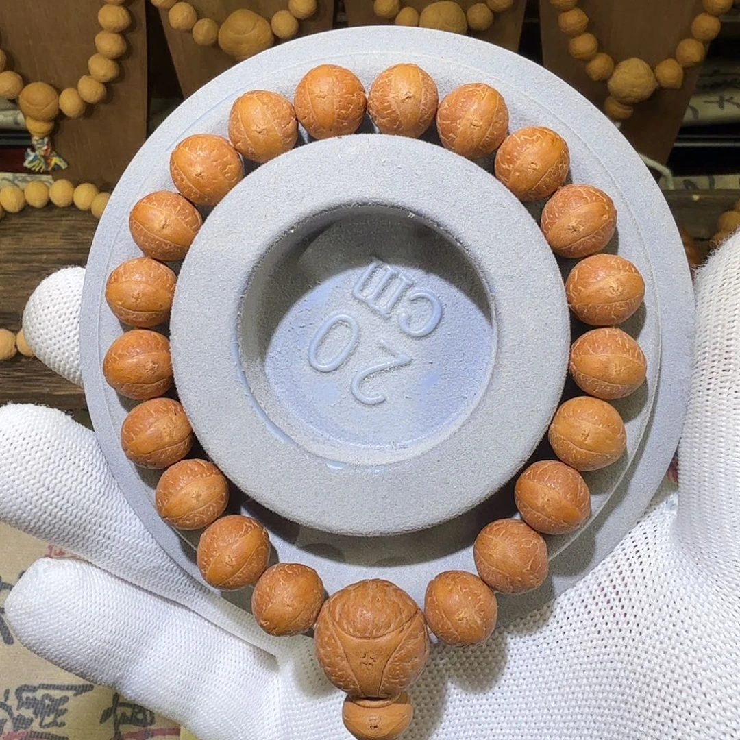 凤眼菩提手串老树红油皮12.5mm