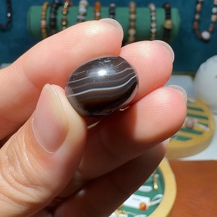 阿***哥未镶嵌玛瑙/玉髓珠宝半成品17.5*13.5mm