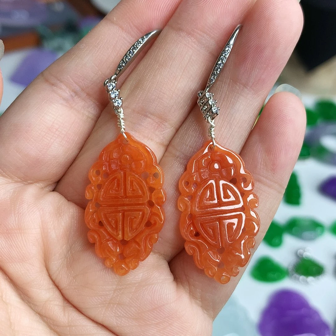翡翠未镶嵌颈饰耳饰