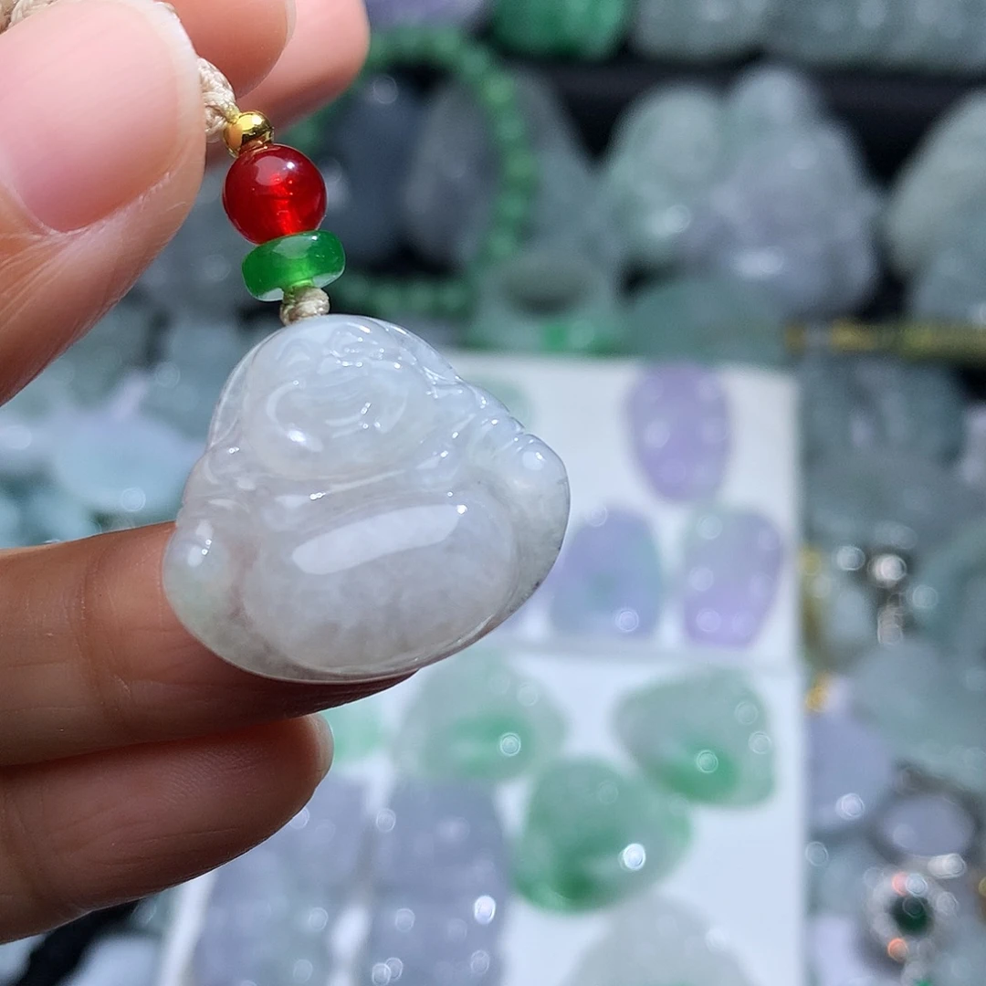翡翠未镶嵌颈饰908