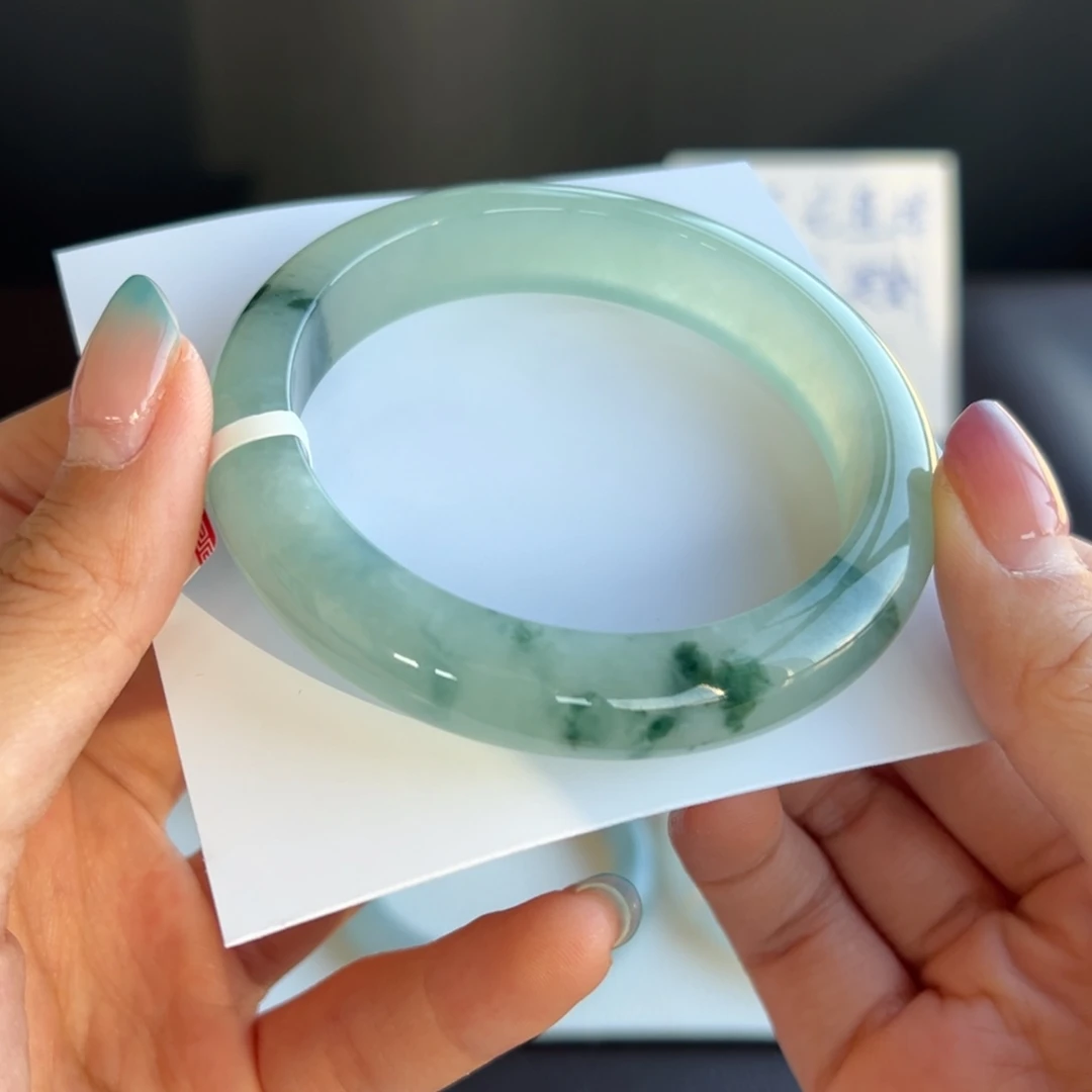 翡翠未镶嵌手镯31号 59