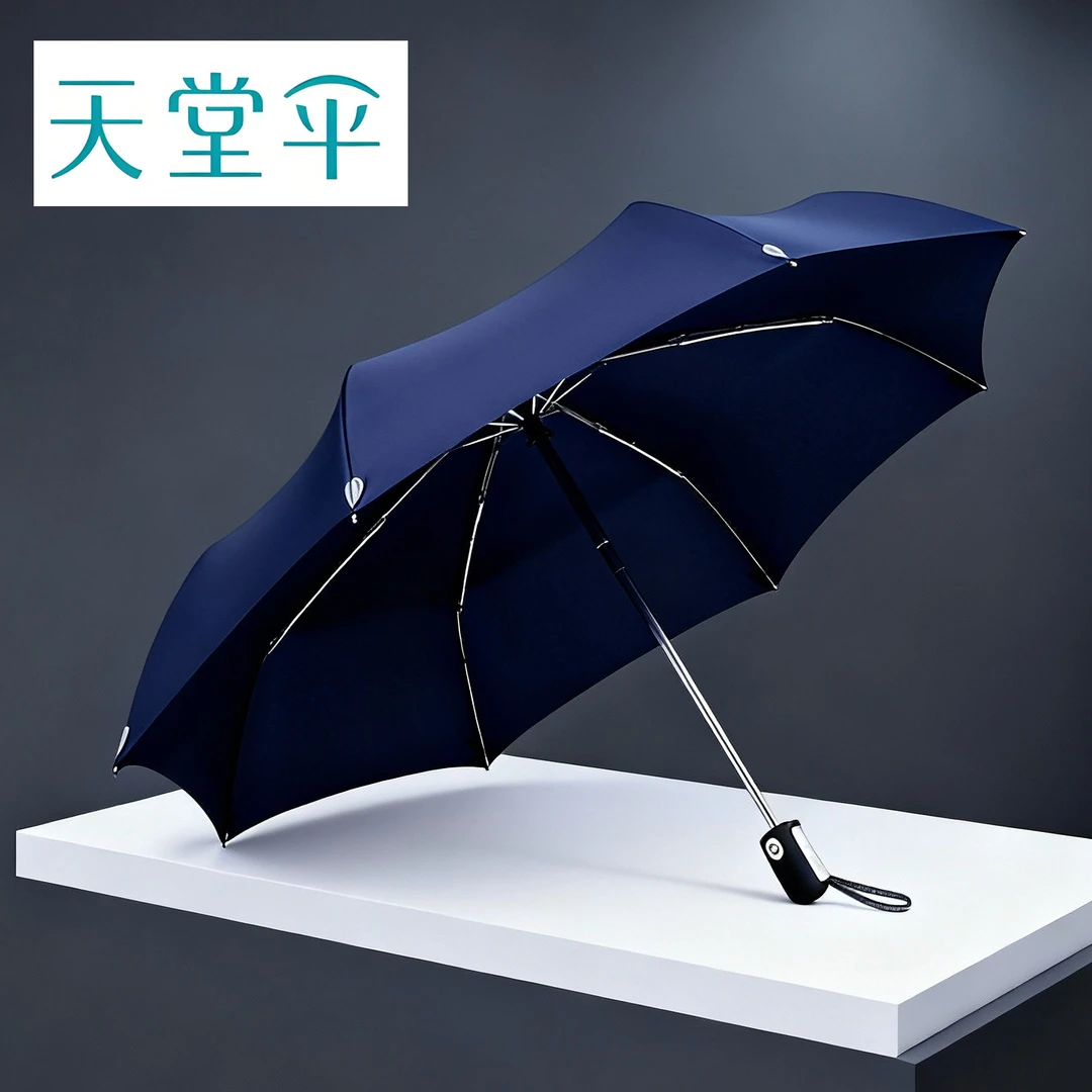 天堂自动雨伞一键开收晴雨伞男女学生商务伞加大加固团购定制雨伞