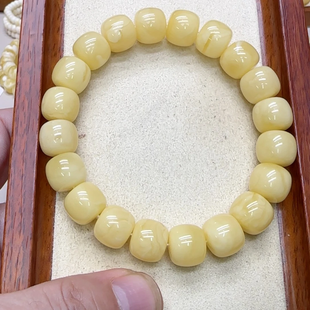 蜜蜡未镶嵌手串蜜蜡手串