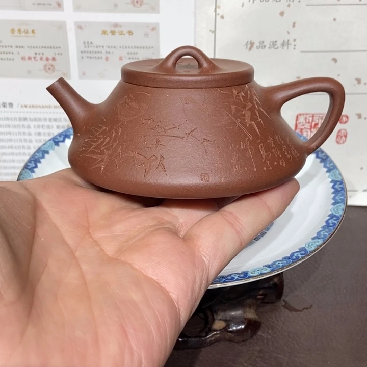 紫砂茶壶160容量宜兴紫砂