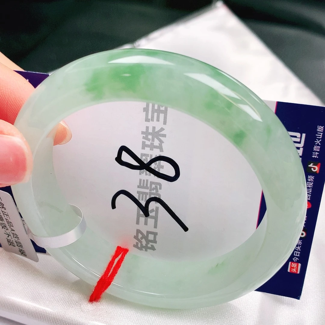 翡翠未镶嵌手镯缅甸天然a货翡翠手镯