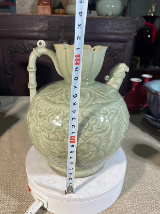 精美耀州窑瓷器壶艺术收藏品