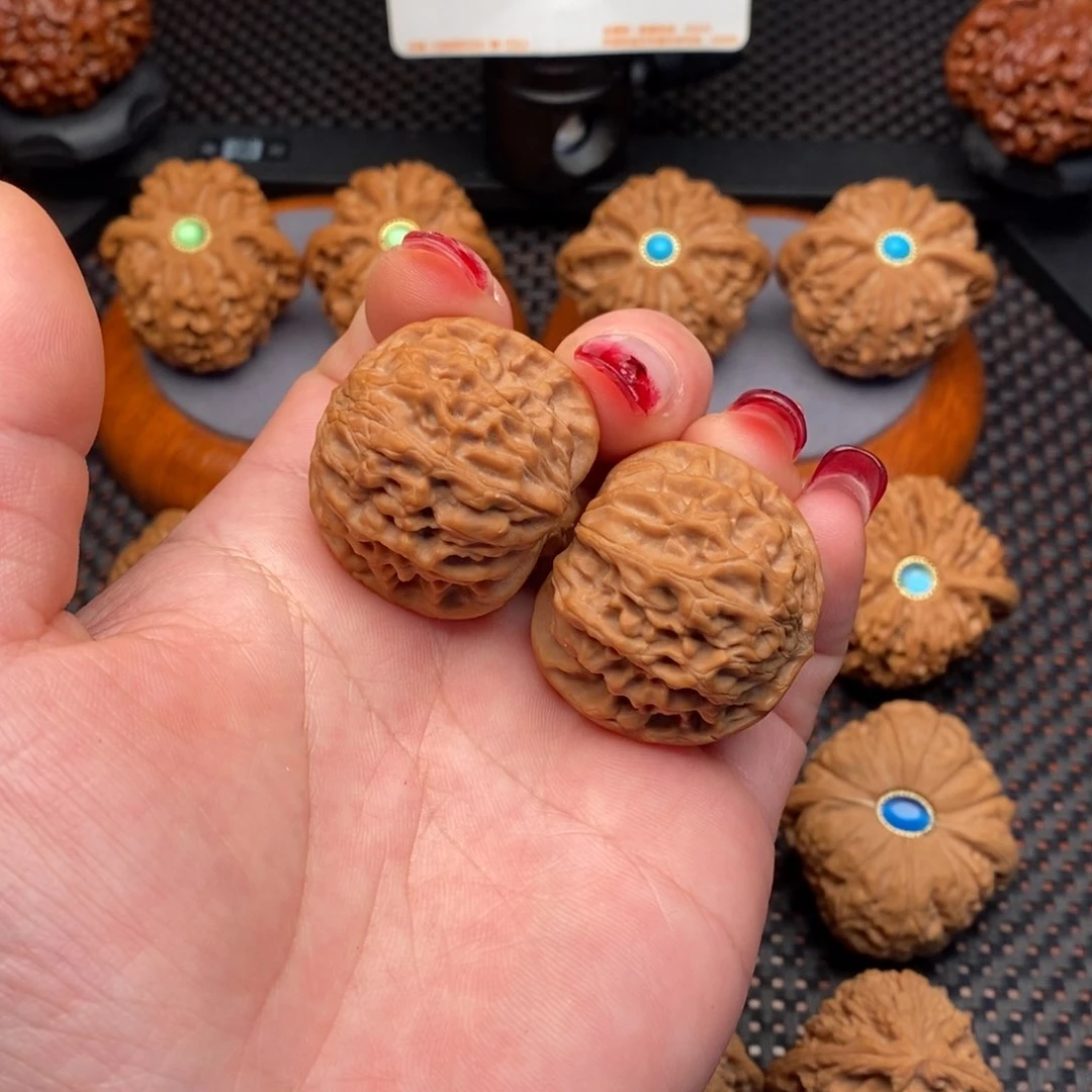 文玩核桃把件龙眼36边38肚