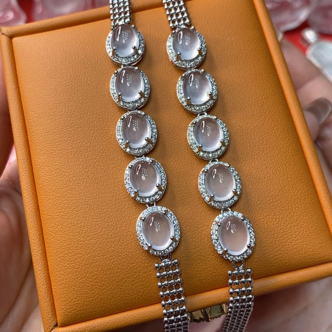 石英质玉合金手链随机发一