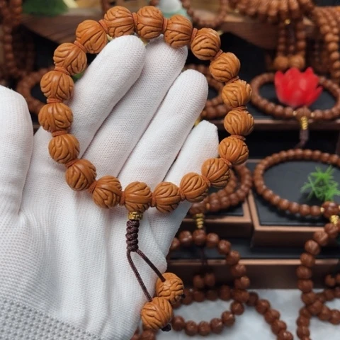 吊坠桃核14柳叶手持