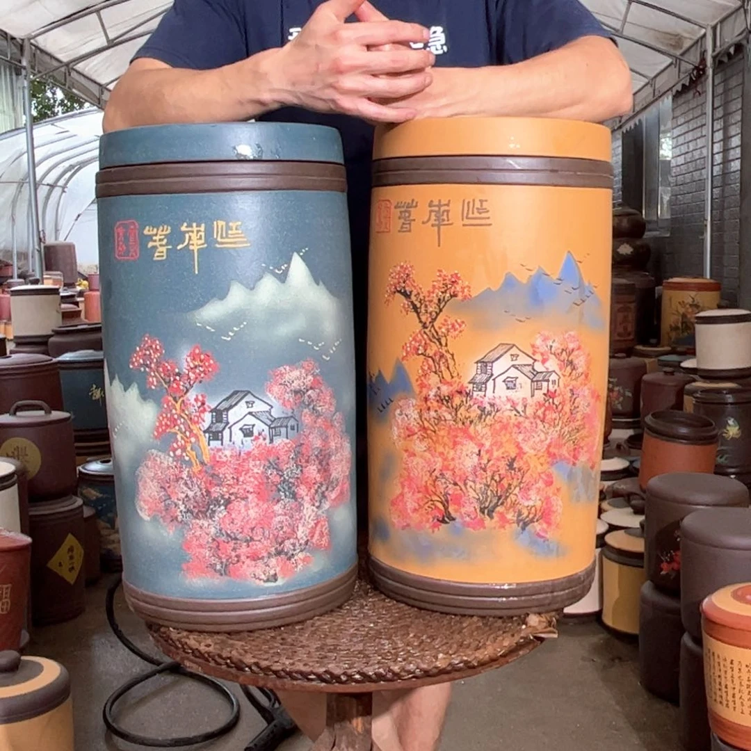 紫砂茶叶罐20饼茶叶罐