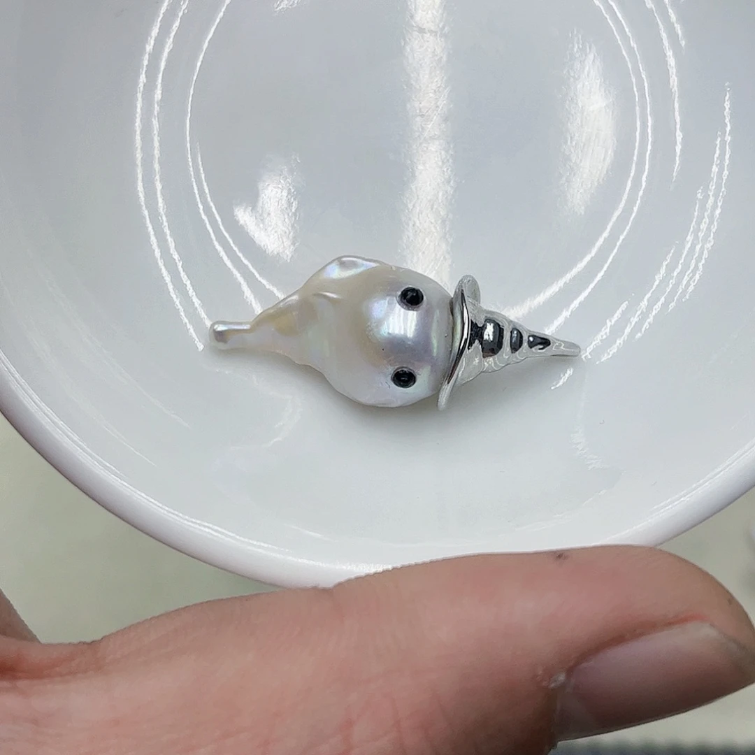 淡水珍珠吊坠(不含链)未镶嵌幼*曼23