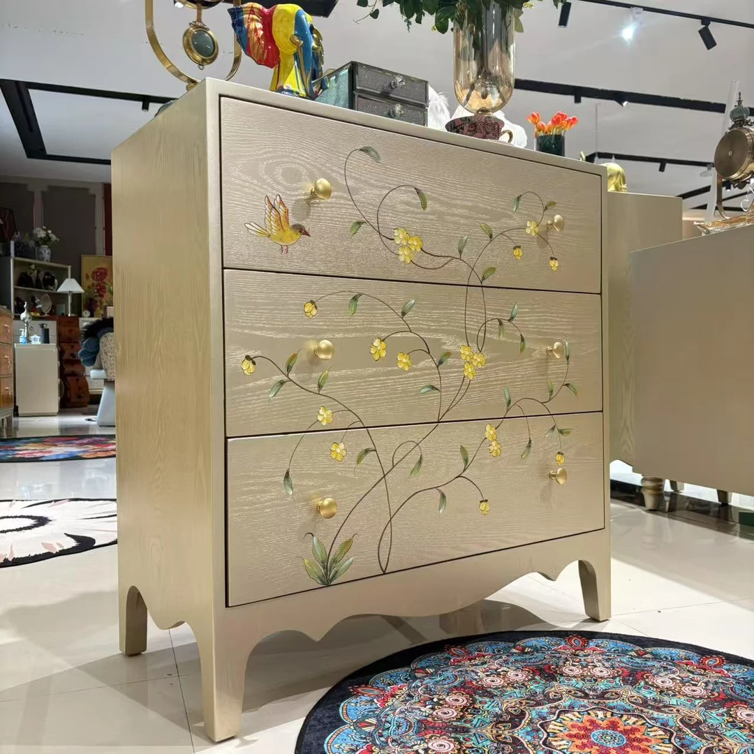 【喜悦家具】GH喜上眉梢三斗柜 80*40*85
