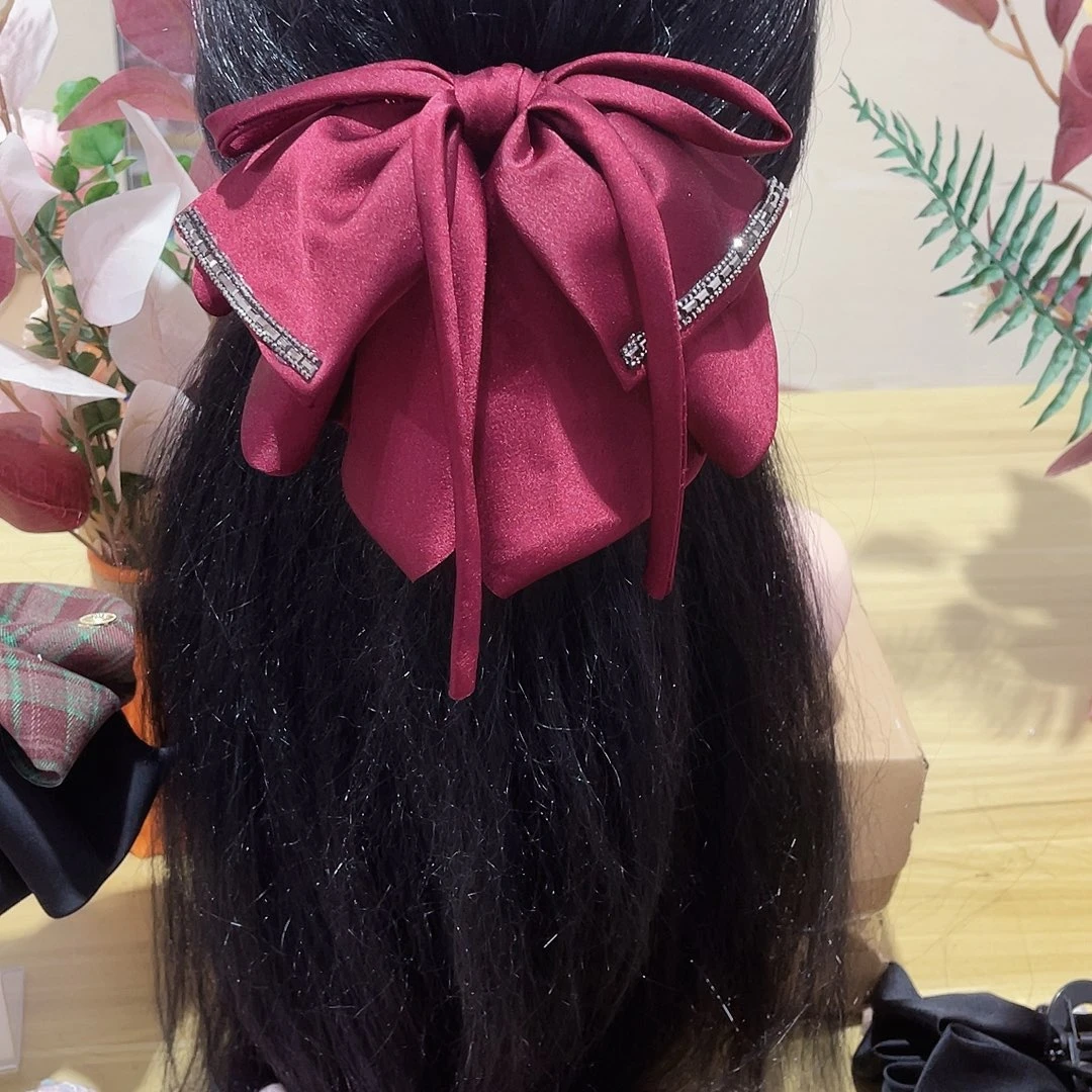 布艺铁合金蝴蝶结发夹